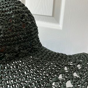 Aerie crochet floppy Sun hat - gorgeous green